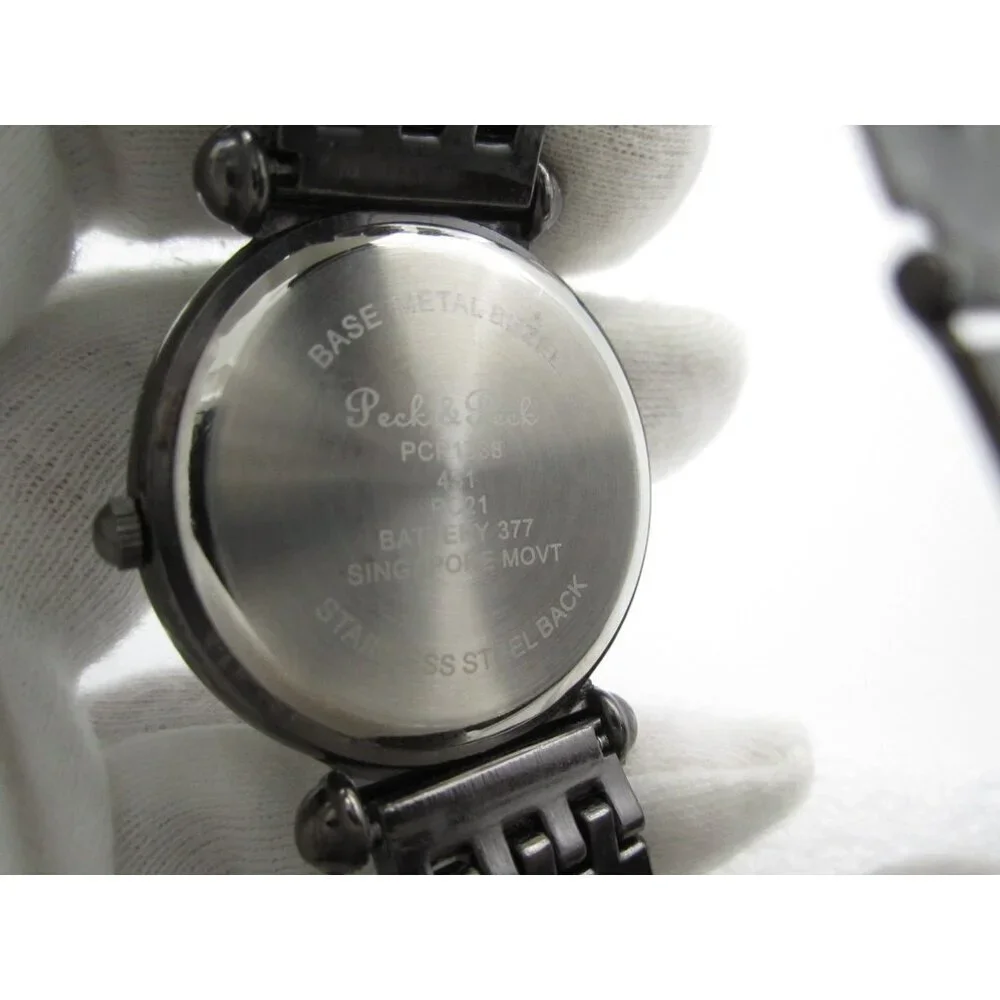 Women Peck & Peck Quartz WR‎ Analog 36mm Round Watch (I46) 